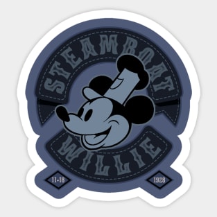 Steamboat Willie in Blue Sticker